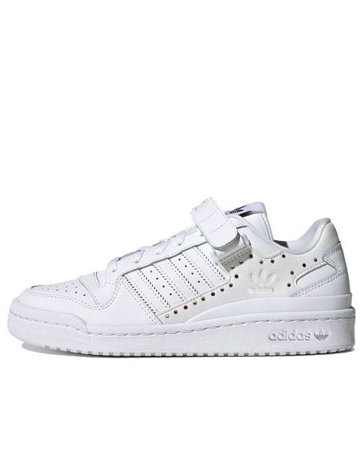 Adidas White (Wmns) Swarovski X Originals Forum Low