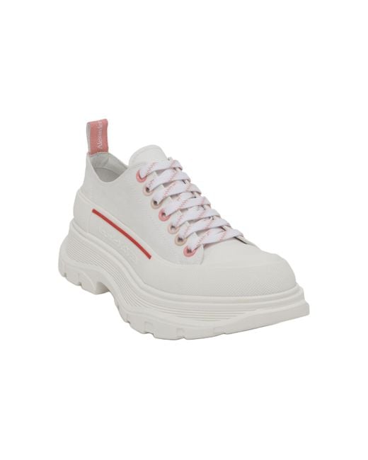 McQueen White (Wmns) Tread Slick 45Mm Lace Up Sneakers