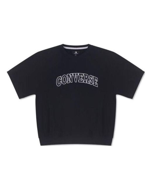 Converse Black Retro Chuck Crew T-Shirt for men