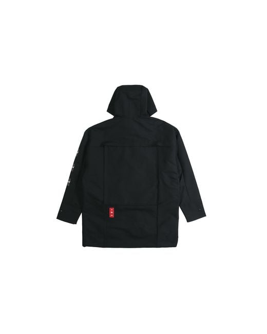 Adidas Black Cny Jkt Top Sports Training Printing Hooded Fleece Lined Woven Jacket for men