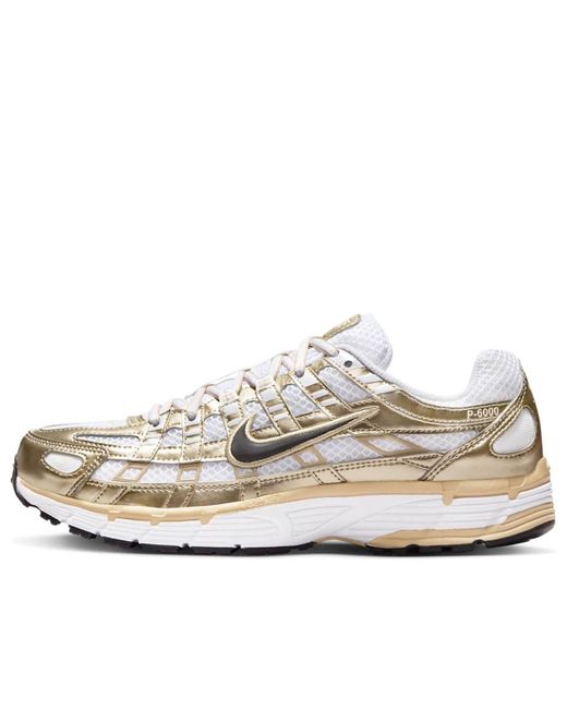Nike White (Wmns) P-6000 Metallic'