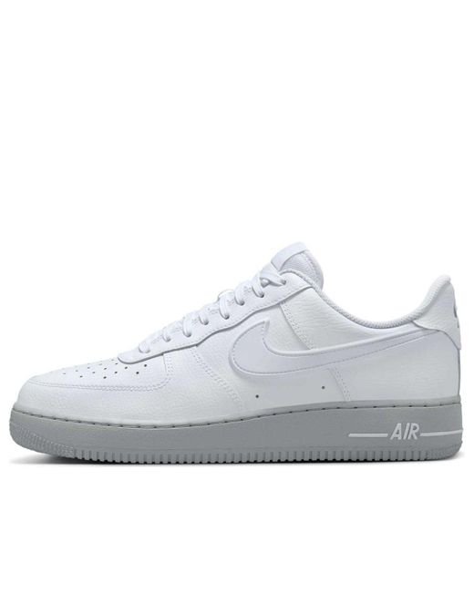 Nike White Air Force 1 '07 Light Smoke Sole' for men