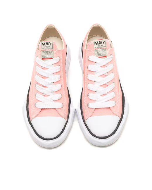 Maison Mihara Yasuhiro Pink Peterson Og Sole Canvas Low for men