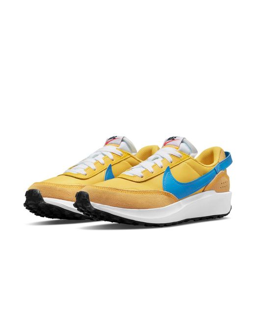 Nike Blue (Wmns) Waffle Debut 'Vivid Sulfur Light Photo'