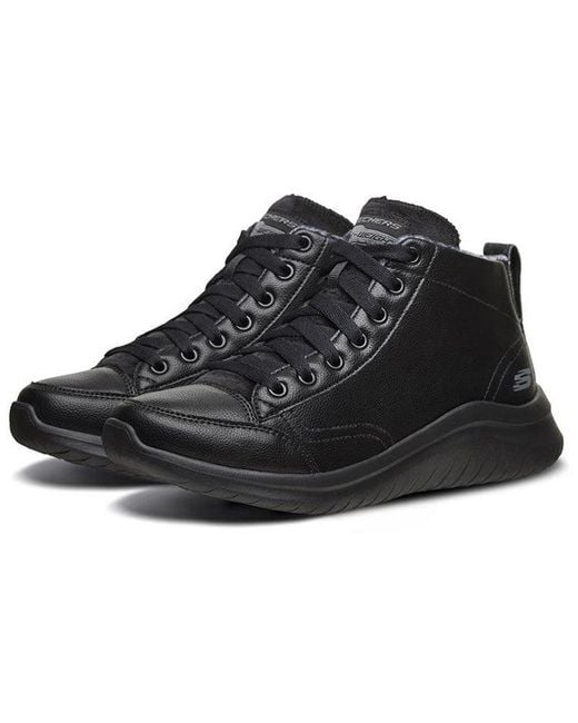 Skechers Black (Wmns) Ultra Flex 2.0 High-Top Running Shoes