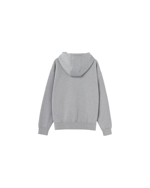 Nike Gray Logo Embroidered Solid Color Fleece Lined Casual for men