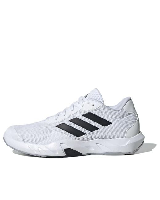 Adidas White Amplimove Trainer for men