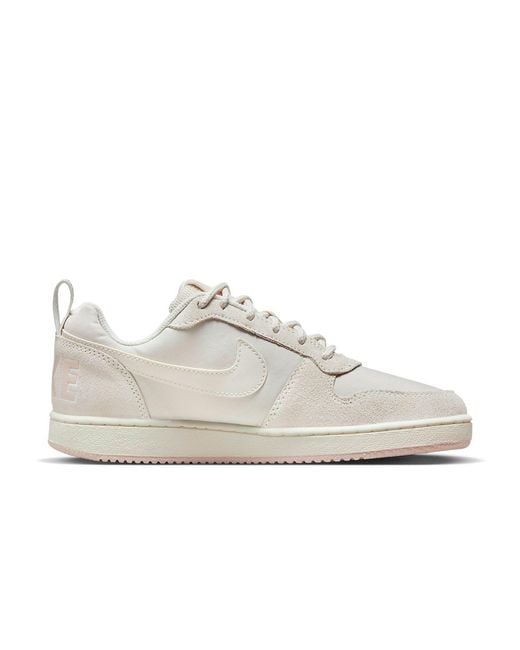 Nike White (Wmns) Court Borough Low Premium 'Sail Light Orewood'