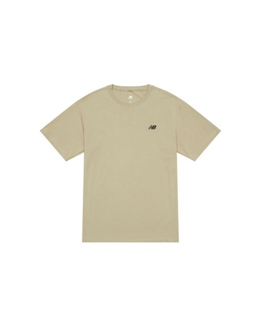New Balance Green Nb Small Logo T-Shirt for men