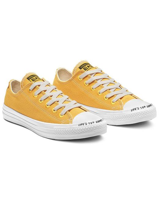 Converse Yellow Chuck Taylor All Star Ox Dart' for men