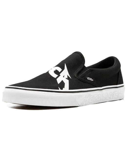 Vans Black Metallica X Classic Slip-On for men