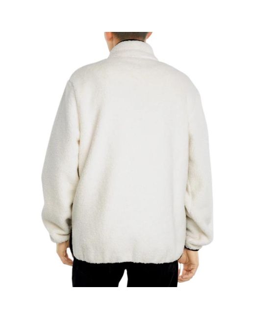 PUMA White Logo Clsx Sherpa Jacket for men