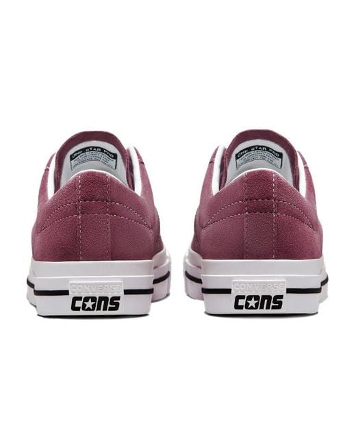Converse Purple One Star Pro Low-Top Sneakers for men