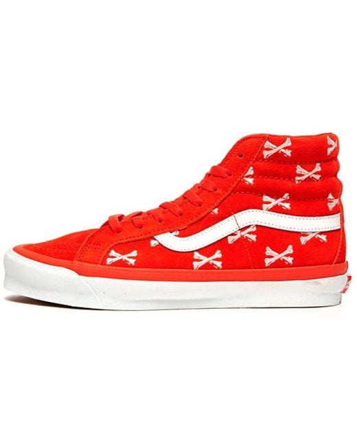Vans Red Wtaps X Og Sk8-Hi Lx for men
