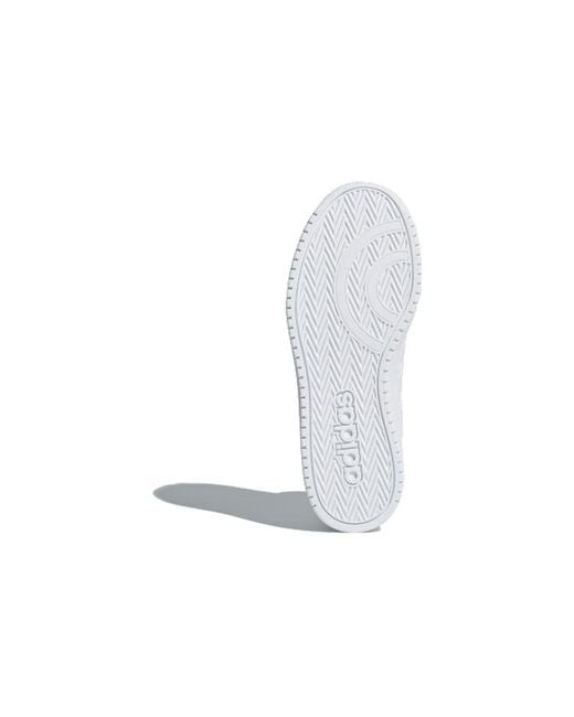 Adidas White (Wmns) Hoops 2.0 Mid
