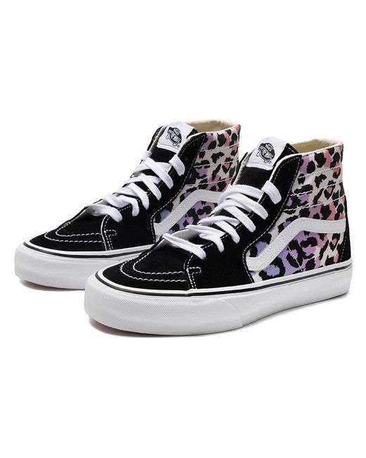 Vans Black (Wmns) Sk8-Hi Tapered Shoes Multi'