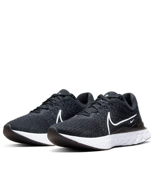Nike Black (Wmns) React Infinity Run Flyknit 3
