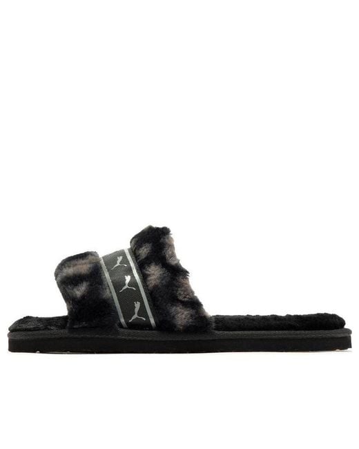 PUMA Black (Wmns) Fluff Remix Animal Bx