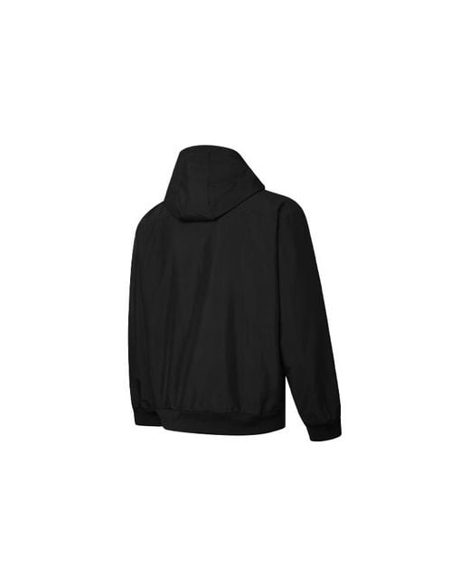 PUMA Black Full-Zip Hooded Jacket for men