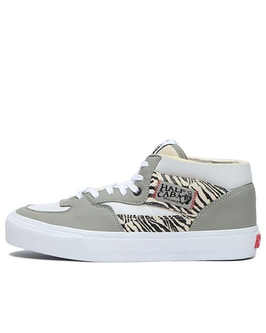 Vans White Half Cab Ef Vlt Lx 'Zebra' for men