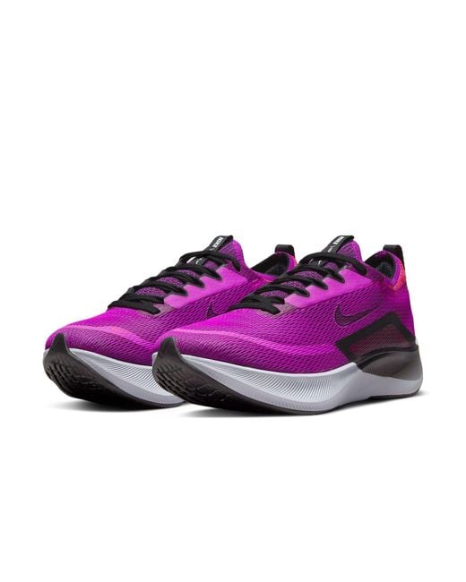 Nike Purple Nke Zoom Fly 4 Trainers Sneakers Running Shoes Ct2401