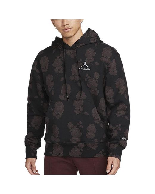 Nike Blue Jordan X A A Anire Croover 22 Fower Printing Fu Print Ong Eeve Autun Aia Edition for men