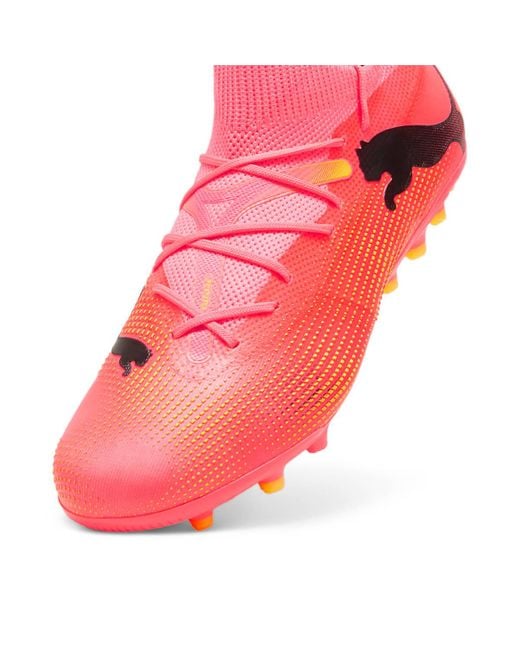 PUMA Pink Future 7 Match Mg Soccer Shoes for men