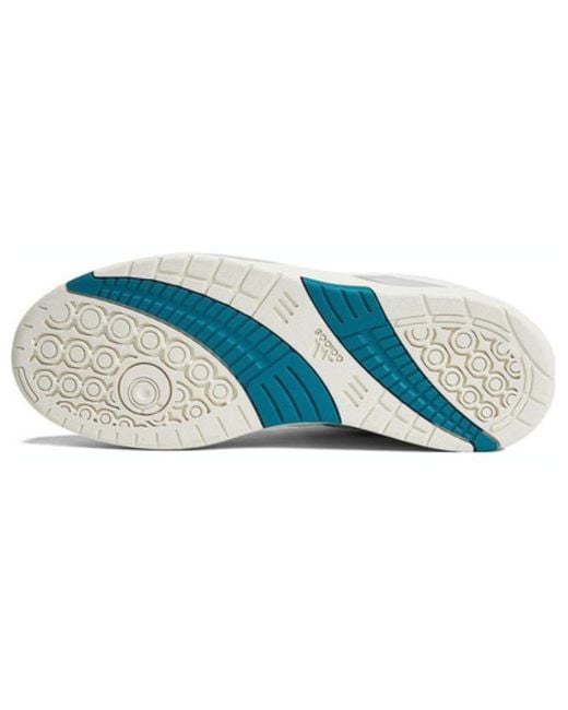 Adidas Blue Midcity Low Basketball Shoes Aqua' for men