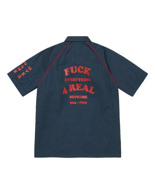 Supreme Blue Fuck Everything S for men