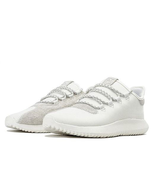 Adidas White Tubular Shadow 'Crystal' for men