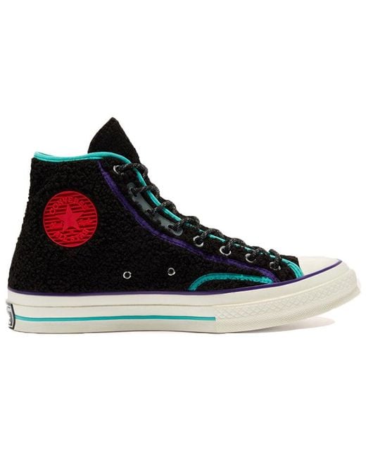 Converse Black Chuck 70 High 'Retro Sherpa' for men