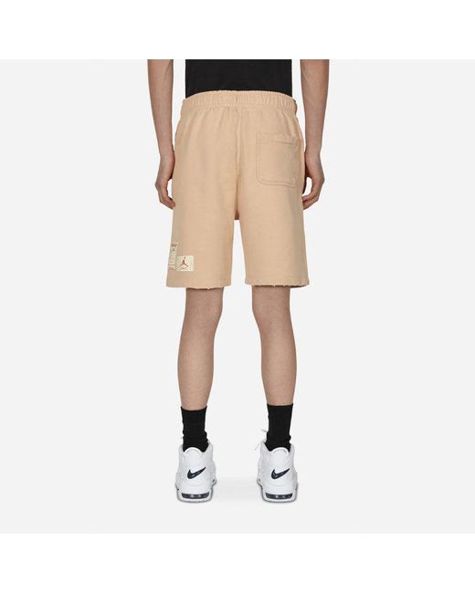 Nike Natural X Union Crossover Solid Color Logo Casual Sports Shorts Asia Edition Couple Style Khaki for men
