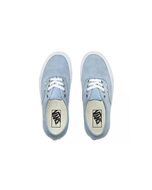 Vans Blue Authentic 'Pig Suede for men