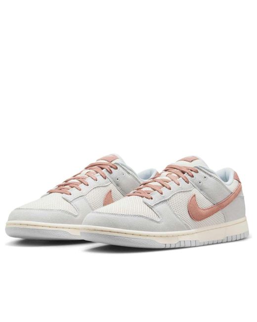 Nike White Dunk Low Retro Se 'Fossil Rose' for men