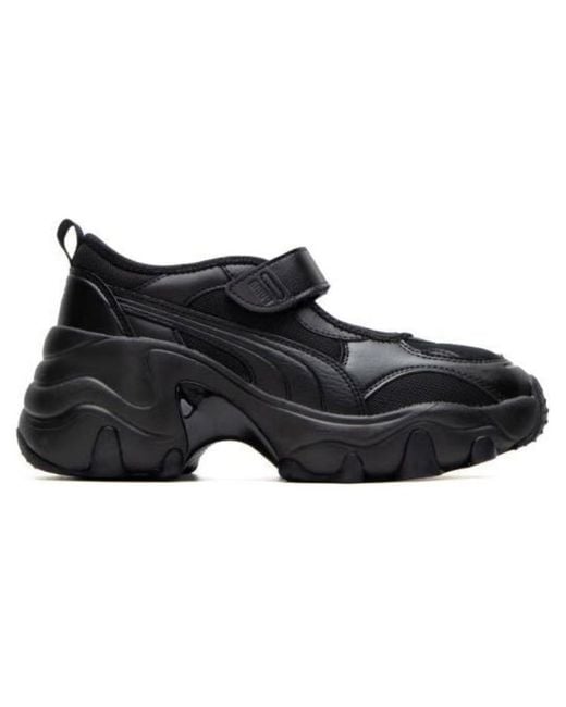 PUMA Black (Wmns) Pulsar Wedge Sandals