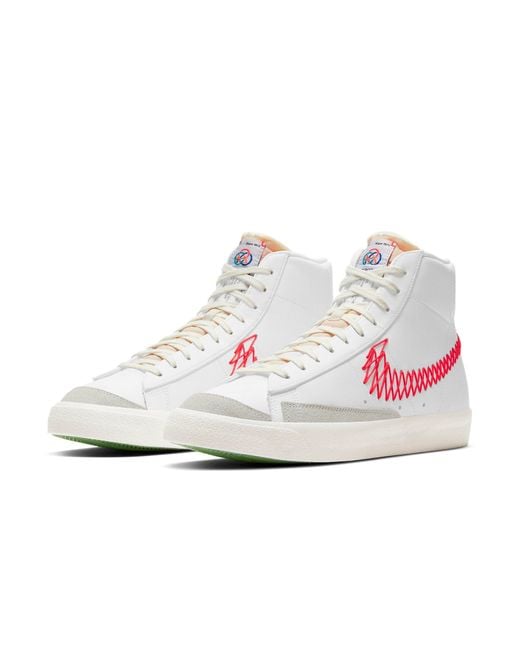 Nike White Blazer Mid '77 Vintage 'Double Zig Zag Stitched Swoosh' for men