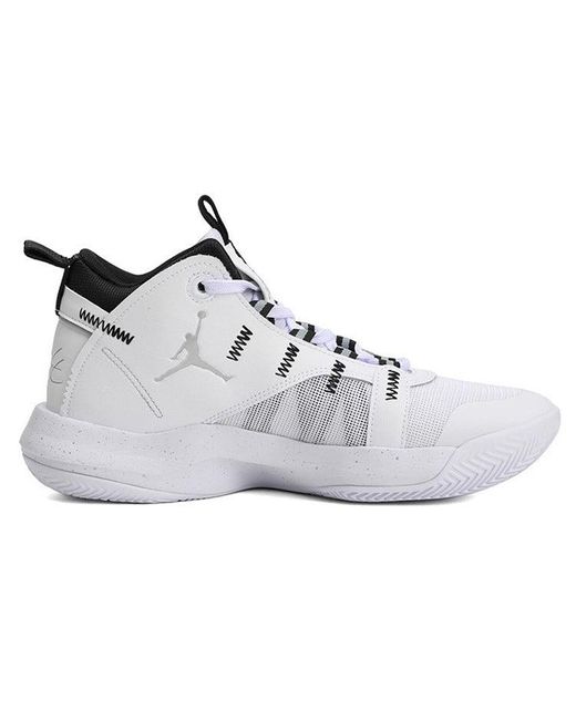 Nike Jordan Jumpman 2020 Pf 'white Metallic Silver' in Gray for Men | Lyst