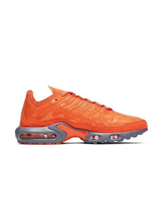 Nike Orange Air Max Plus Deconstructed 'Total' for men