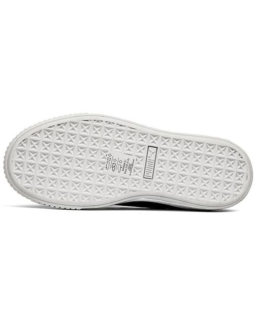 PUMA Black (Wmns) Suede Platform Bling