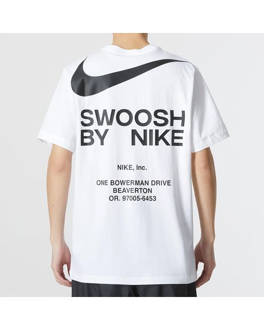 Nike White Sportswear Nsw Tee Big Swoosh Logot for men