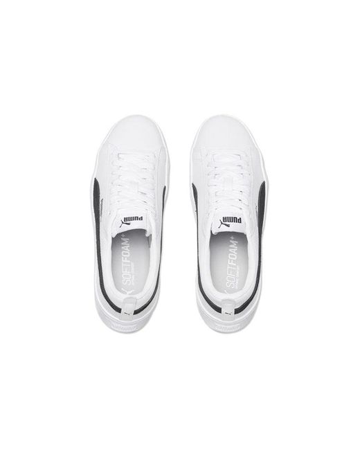 PUMA White (Wmns) Smash Platform L