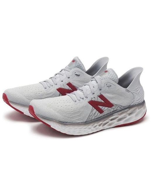 New Balance White Fresh Foam 1080V10 Running Shoes for men