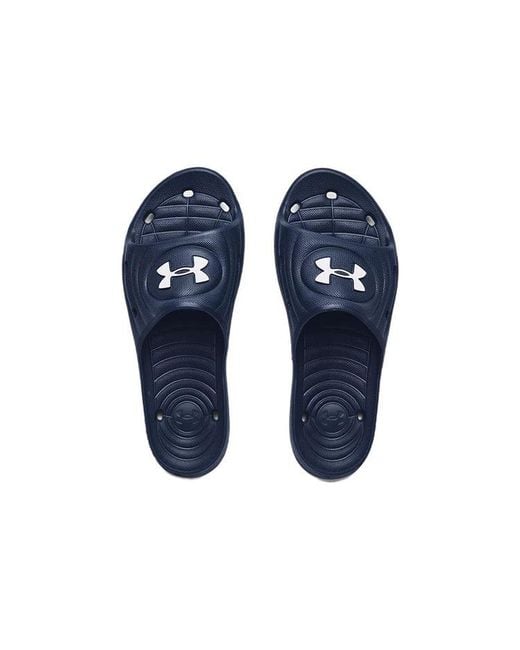 Under Armour Blue Ua Locker Iv Slides for men