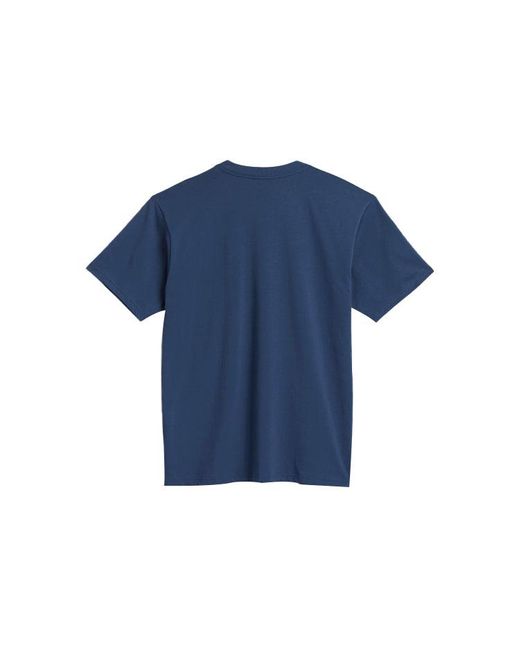 Adidas Blue Originals G Shmoo Ss Logo Short Sleeve