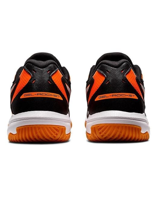 Asics Red Gel-Rocket 2E Wide Shocking' for men