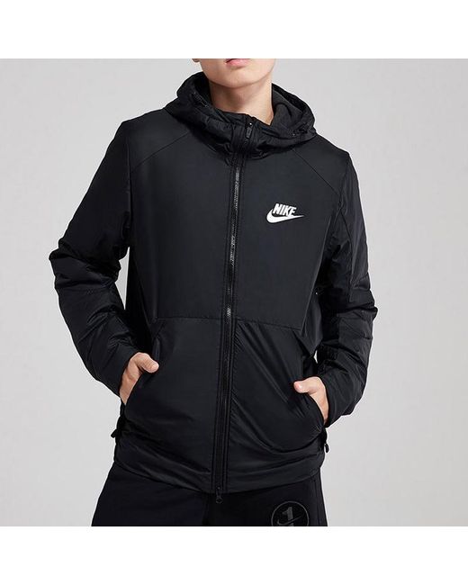 Nike Blue Sportswear Casual Sports Windproof Hooded for men