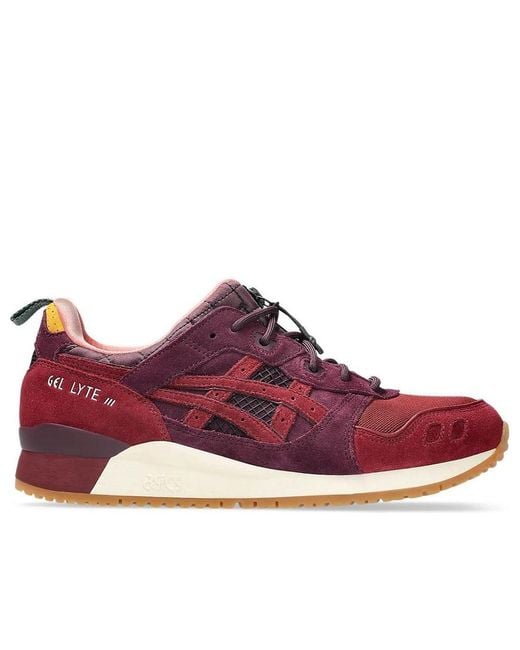 Asics Red Gel-Lyte Iii Og 'Bordeaux Wine' for men