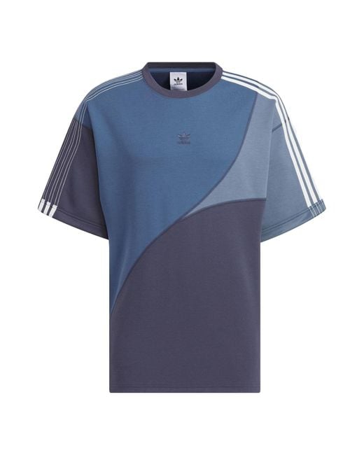 Adidas Blue Originals Toc Graphic T-shirts for men