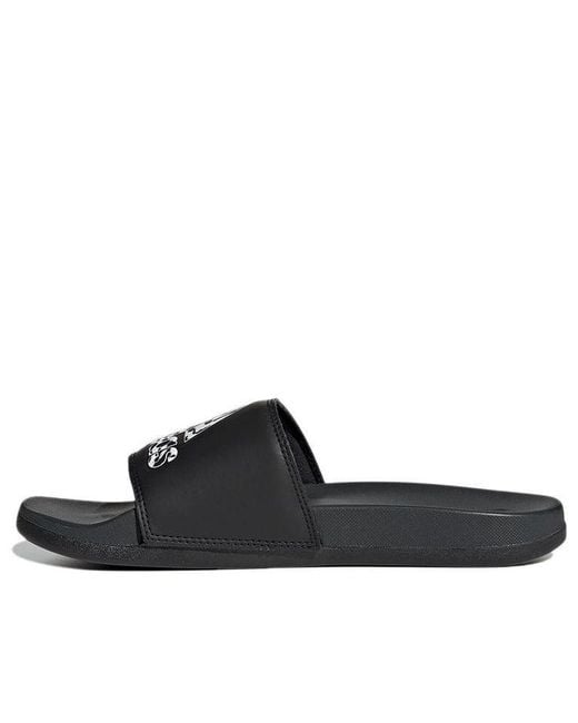Adidas Black (Wmns) Adilette Comfort Slide Zebra'
