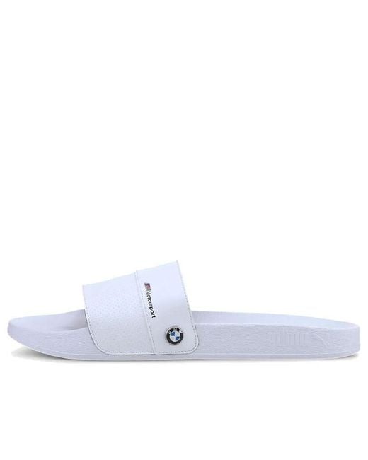 PUMA White Bmw Motorsport X Leadcat Slide for men
